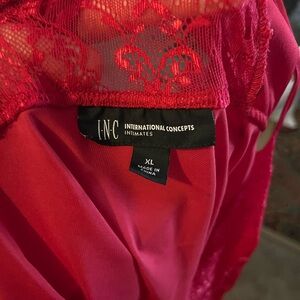INC International Concepts Vibrant Red Intimates